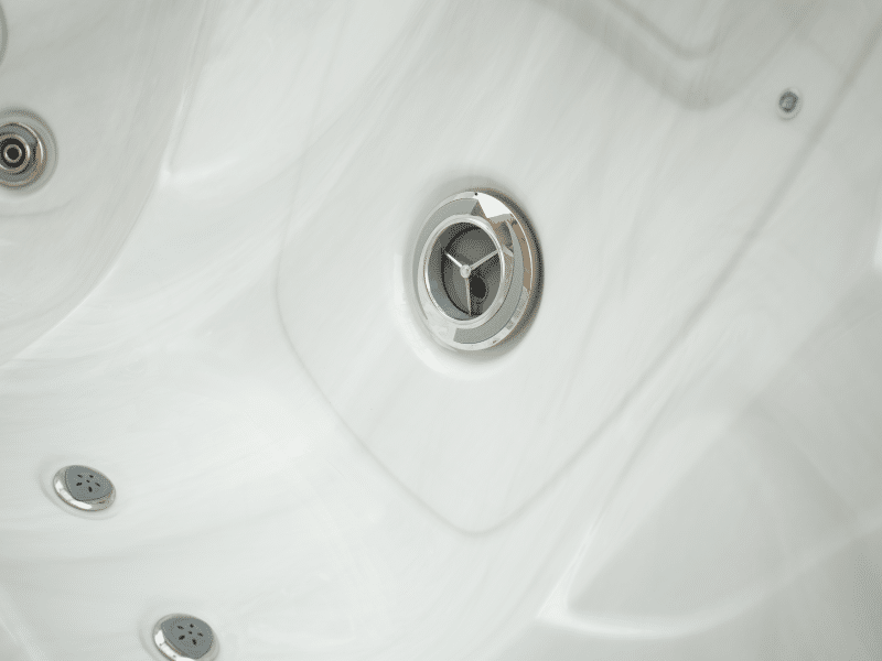 JNJ Spas boblebad - 349 hvit marmor