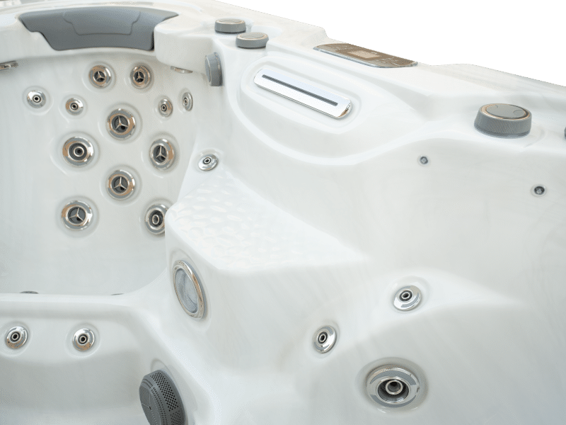 JNJ Spas brilliant series - 838 hvit marmor