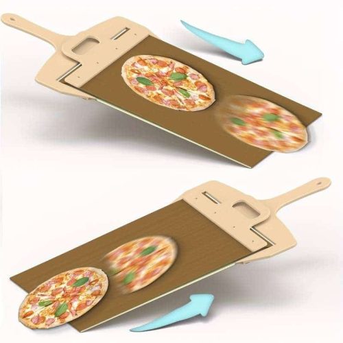 Skyvbar pizzaspade - 30 cm (Plastikk) - Bilde 6