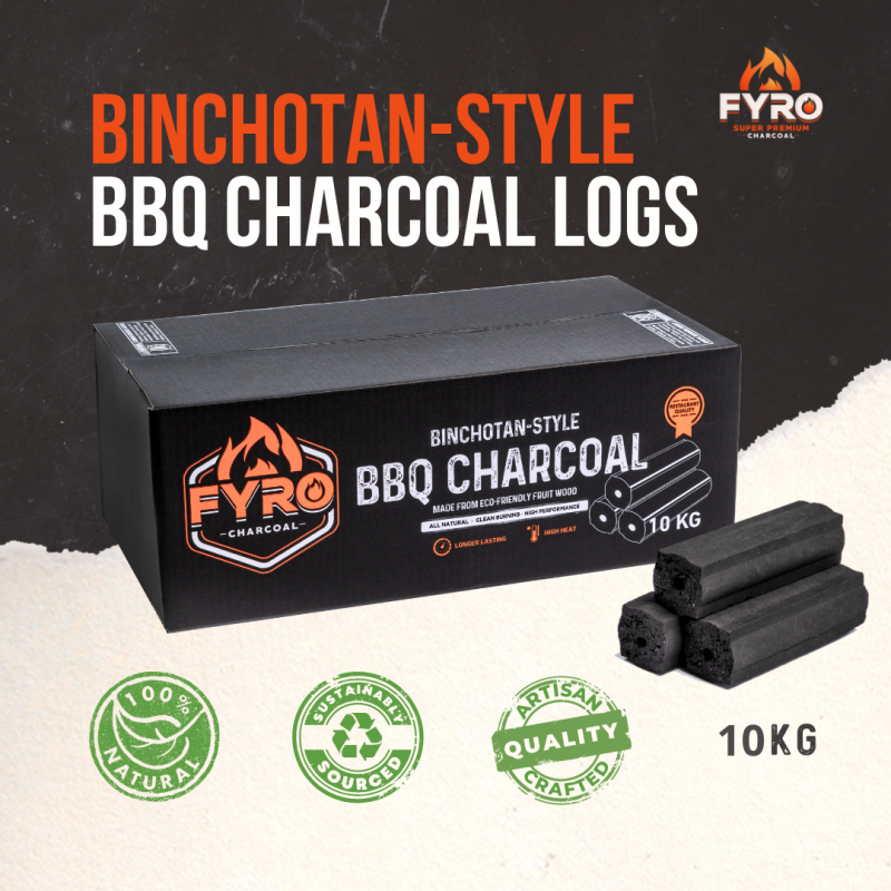 Fyro binchotan style grillkull