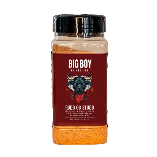 Big Boy BBQ Rubb og Stubb 360gr bbq krydder