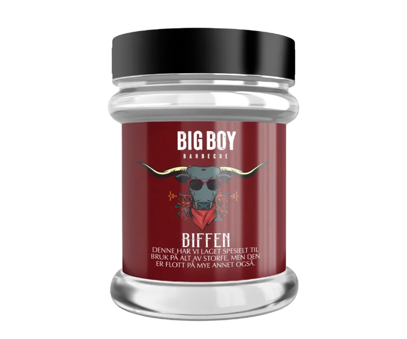 Big Boy BBQ Biffen 125gr er nydelig biff krydder for bbq.