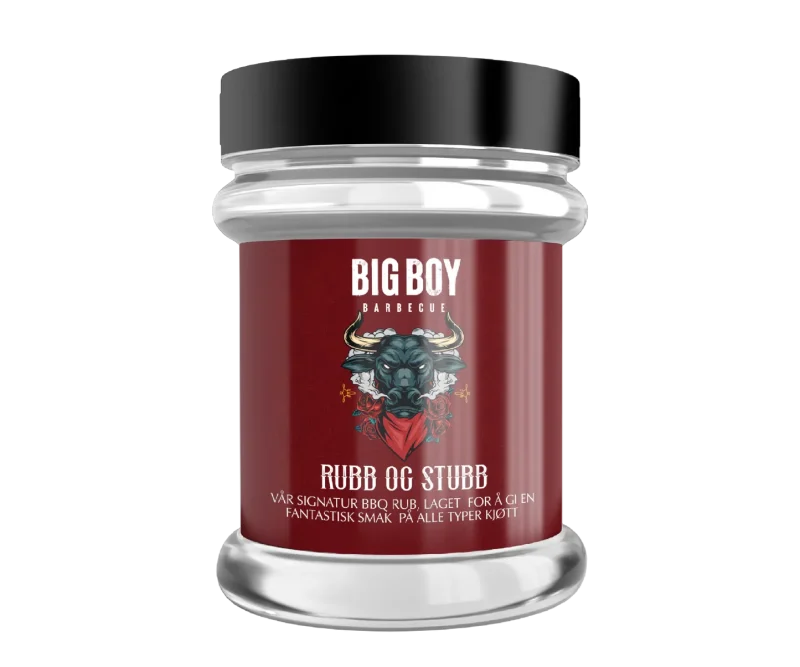 Big Boy BBQ Rubb og Stubb 180gr bbq rubs