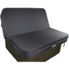 Lokk til jacuzzi 213x213 cm i sort farge