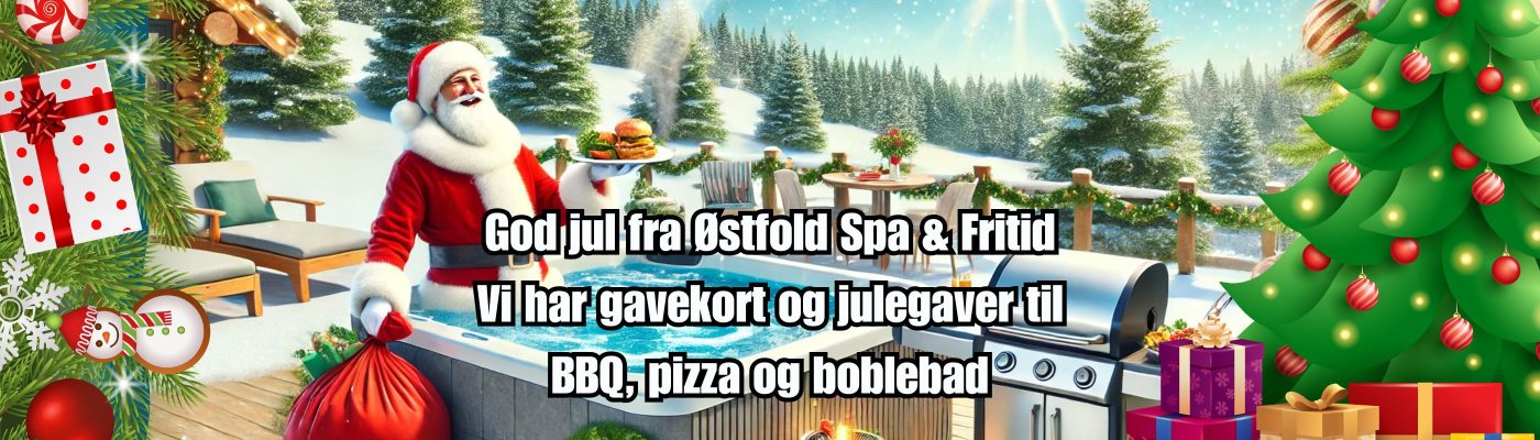 God jul fra Østfold Spa & Fritid banner