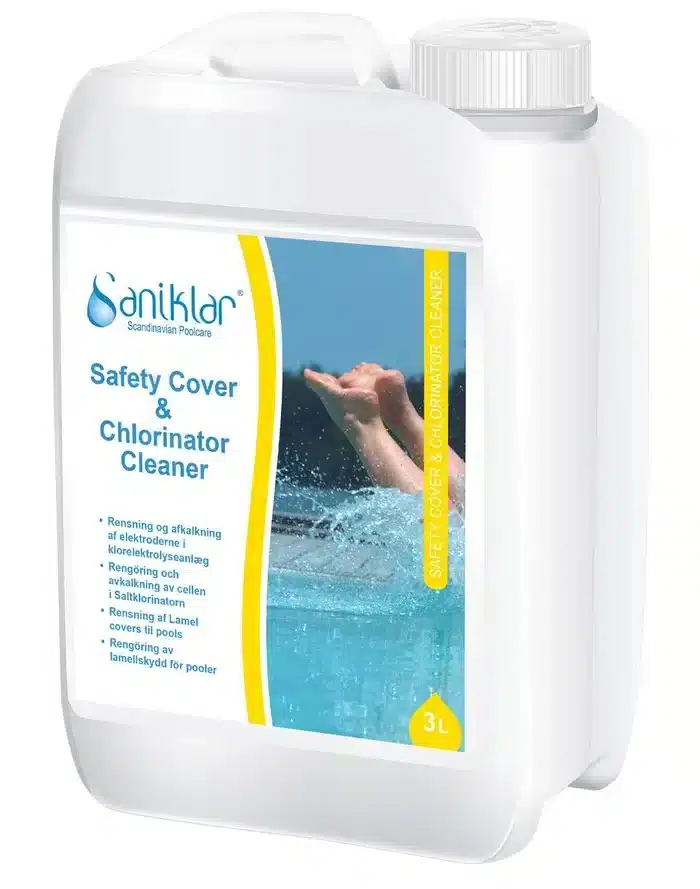 Saniklar Safety Cover & Chlorinator Cleaner - 3ltr