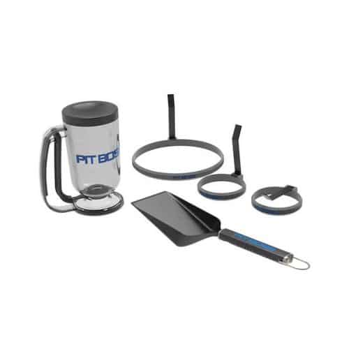 Pit Boss Crêpe- og Frokostsett – Stekespade, Røredispenser for egg/røre, 3 universelle ringer - Bilde 2