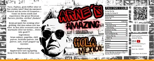 Arne`s Amazing Hola Mexico 170gr - Bilde 2