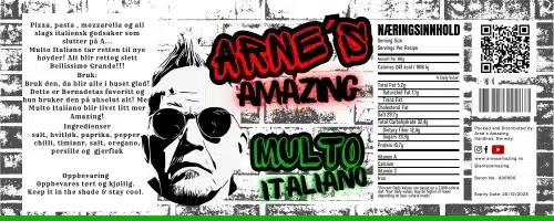 Arne`s Amazing Multo Italiano 150gr - Bilde 2