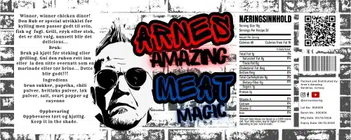 Arne`s Amazing Meat Magic 210gr - Bilde 2