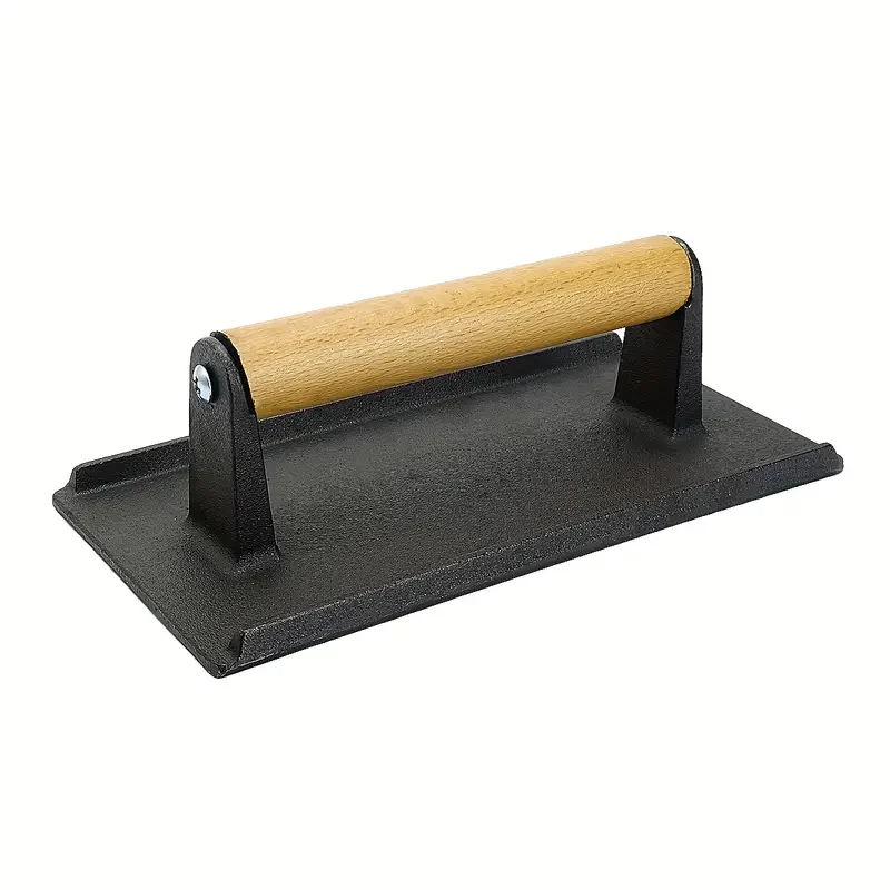 Burgerpresse støpejern - 21x7 cm