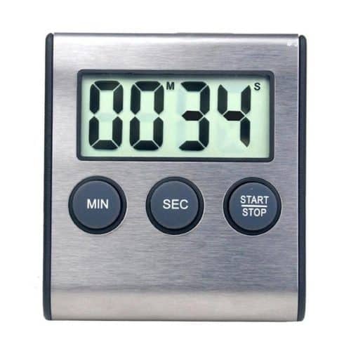 Stainless steel timer - Nedtelling og tidtaking