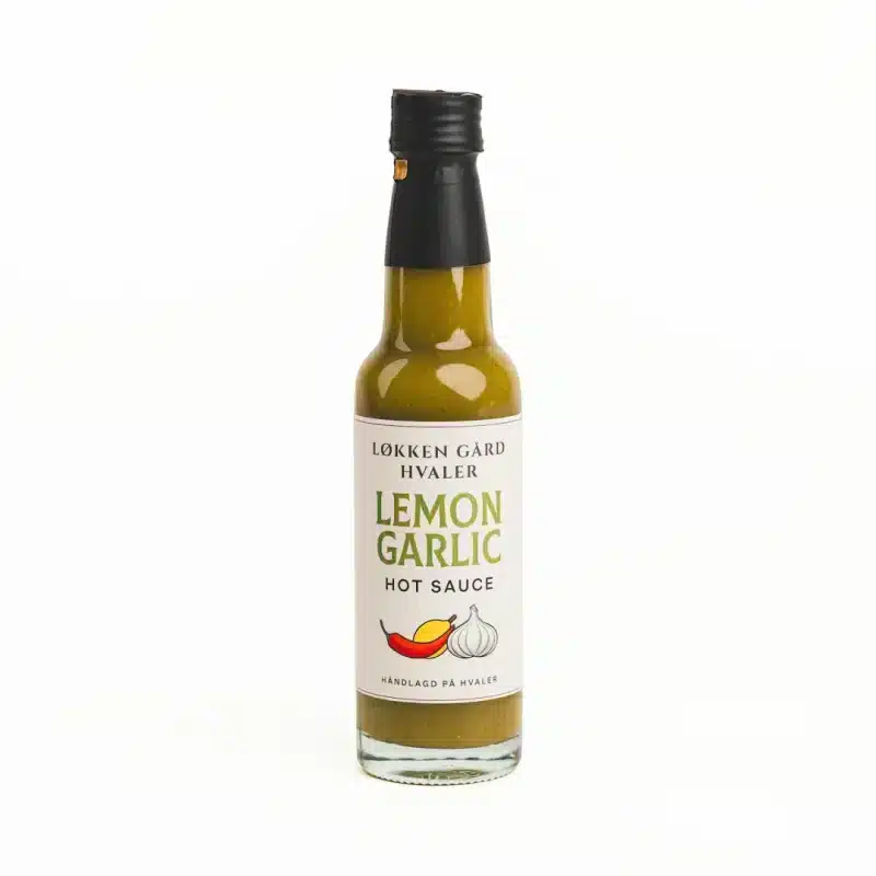 Alternative view of Lemon Garlic hot sauce - Løkken Gård Hvaler