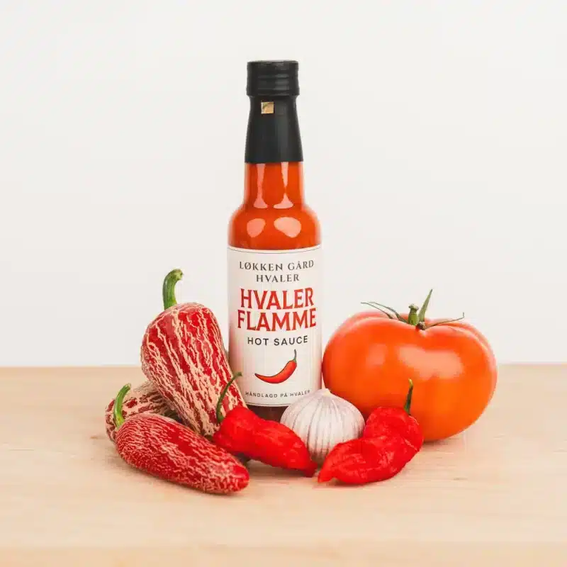 Hvaler flamme hot sauce - Løkken Gård Hvaler