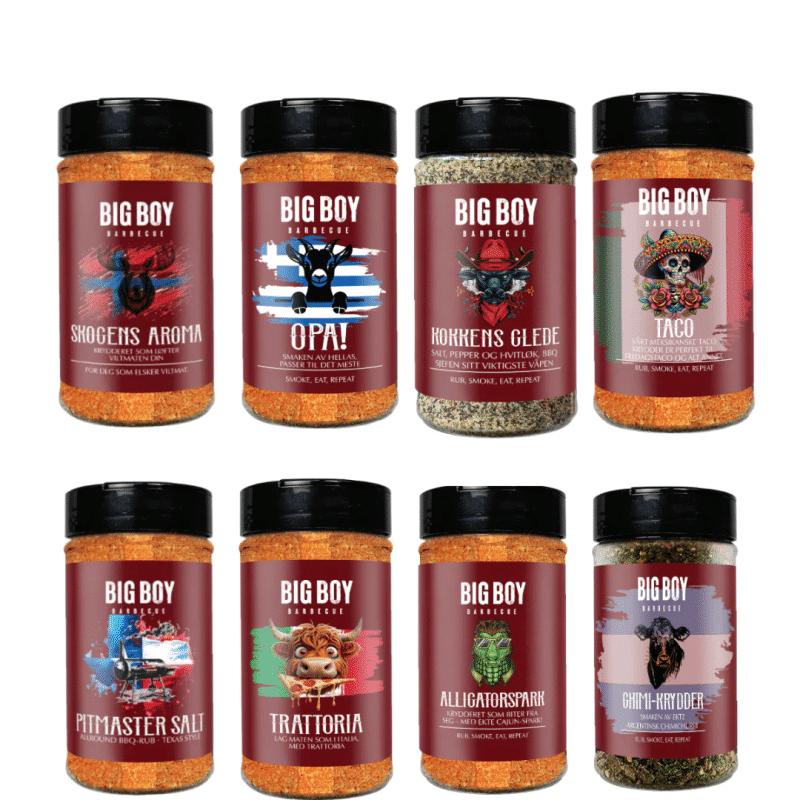 Big Boy BBQ Komplett Krydderpakke