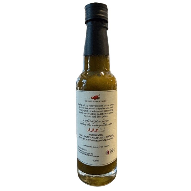 Alternative view of Dill Pickle hot sauce - Løkken Gård Hvaler