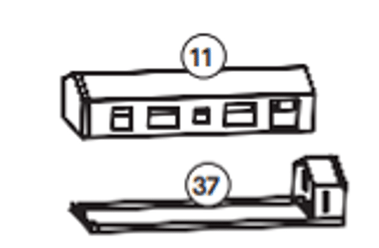 Masterbuilt 1150 - 901199 Heat Manifold Assembly Kit