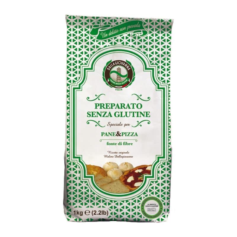 Molino Dallagiovanna Mix bread and pizza, 1 kg pose (Glutenfri)