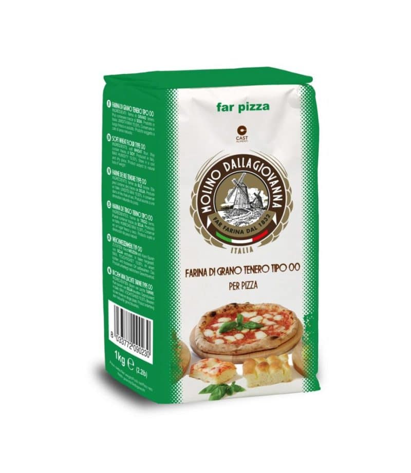 Molino Dallagiovanna per pizza Farina di Grano Tenero Tipo 00 (W210), 1 kg